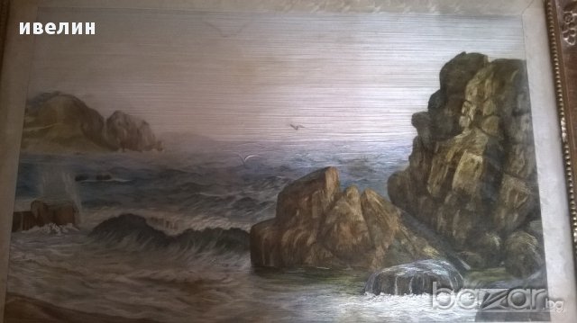картина везана на плат-море, снимка 6 - Картини - 12265504