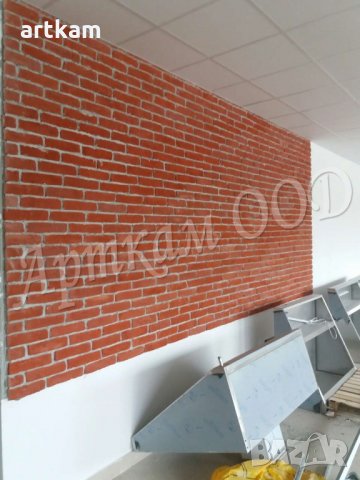 Антична тухла в керемидено червено