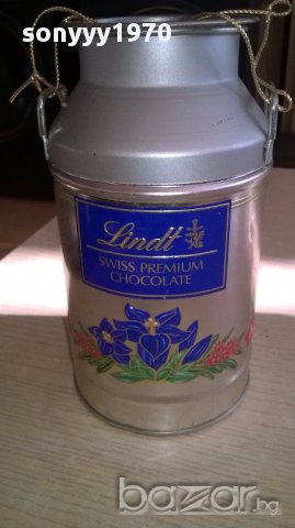 Lindt swiss made-17x10см-алуминиева кутия-внос швеицария, снимка 2 - Антикварни и старинни предмети - 16897705