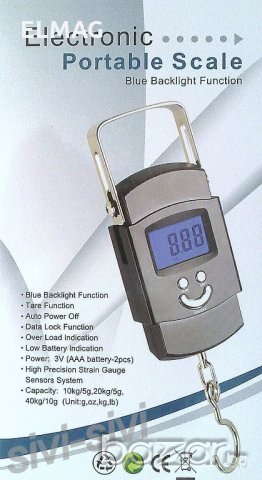 Кантарче за РИБАРИ+Термометър (50kg;40kg x 5g), снимка 10 - Други стоки за дома - 18803491