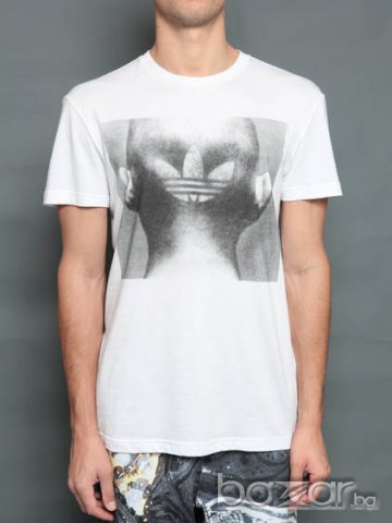 ADIDAS JEREMY SCOTT TREFOIL HEAD Мъжка Тениска size M / L, снимка 3 - Тениски - 6430170