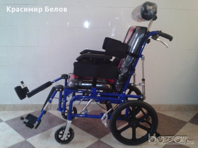 Инвалидна количка за деца и юноши с детска церебрална парализа(ДЦП), снимка 2 - Детски колички - 13579694
