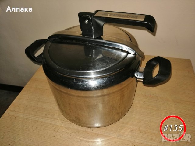 Продавам тенджера под налягане aeternum Италия, алпака, 6 литра