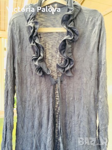 Красива жилетка-наметало DREEMSTAR без закопчаване, снимка 2 - Туники - 22332122