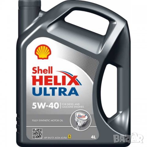 Моторно масло Shell Helix Ultra 5W-40, напълно синтетично 