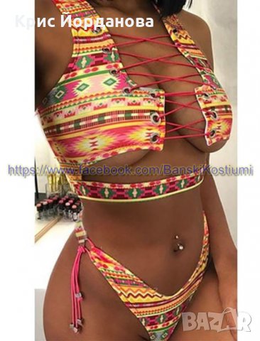 Бански костюм с бюстие различни десени и размери, снимка 13 - Бански костюми - 20875636