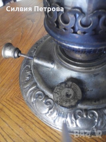 Старинна газена лампа, снимка 2 - Антикварни и старинни предмети - 24951612
