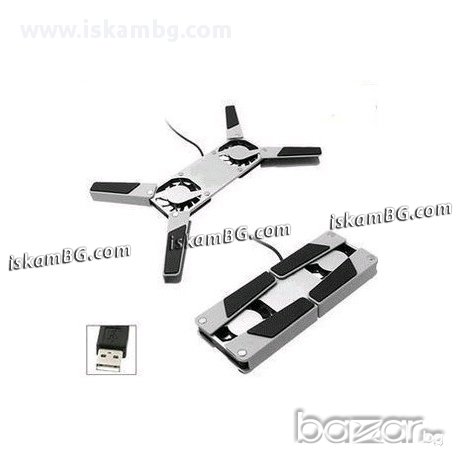 Сгъваем USB охладител за лаптоп - код 0074