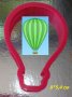 Въздушен Аеро балон с кош Пластмасов резец форма за тесто бисквитки фондан торта украса и др, снимка 1 - Форми - 24046231