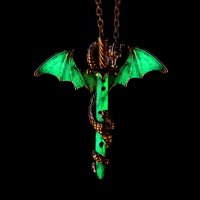 🐉 Едноглав Дракон медальон от Game of Thrones - Таргериен герб, снимка 8 - Колекции - 20925831