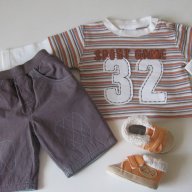 Нова блузка и панталонки 0-3месеца, снимка 1 - Комплекти за бебе - 11905311