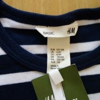 нова блуза H&M, 6-8г, снимка 3 - Детски Блузи и туники - 21356306