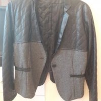 Ново сако с кожа , снимка 1 - Сака - 24216462