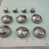 Лот от железничарски царски метални копчета, снимка 2 - Други ценни предмети - 25652888