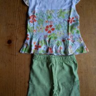 Детски к-т с къс ръкав и панталон, снимка 1 - Панталони и долнища за бебе - 18365429