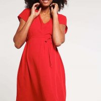 Дамска рокля, MAMALICIOUS, нова, с етикет, червена, снимка 5 - Рокли - 23740014