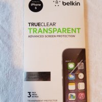 Протектор за екран Belkin за Iphone 6 - 3бр., снимка 1 - Фолия, протектори - 23860810