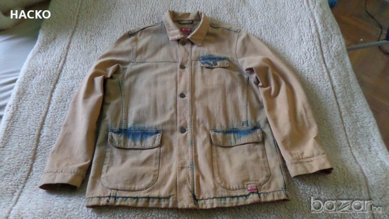 ПРОМО ЦЕНА Дънково Сако Mustang 100% Оригинално Внос от Испания Размер L, снимка 1