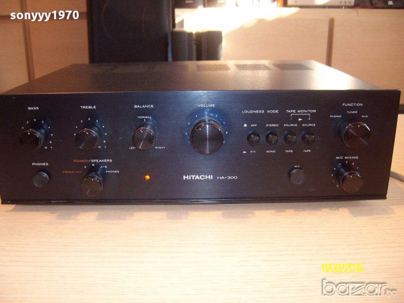 hitachi ha-300-made in japan- stereo amplifier-внос швеицария, снимка 1