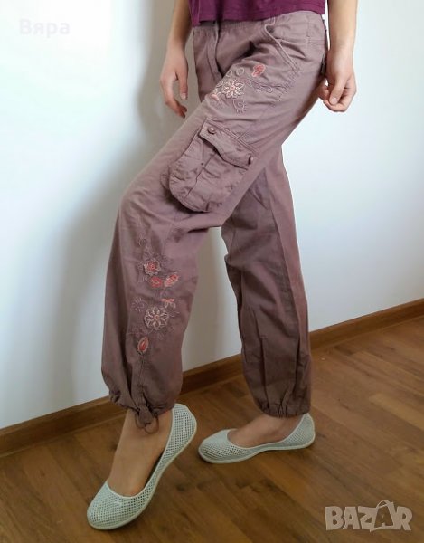 Панталон с мандали и спирали - 100% памук!, снимка 1