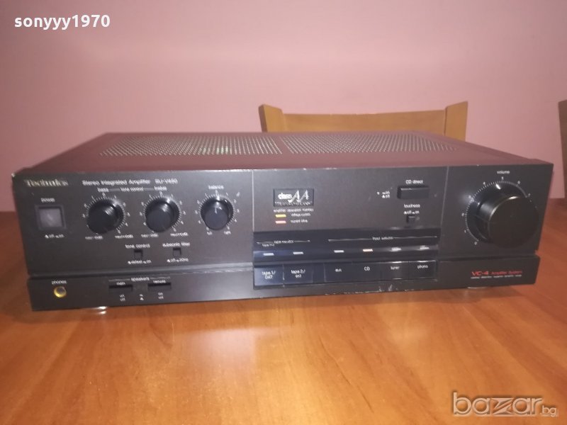 technics stereo amplifier-made in japan-внос швеицария, снимка 1
