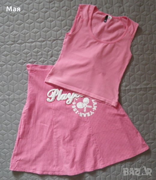 Дамски сет Only ефектна пола и потник , снимка 1