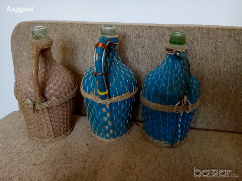 Дамаджана,Дамаджани,Стъклен съд, снимка 1