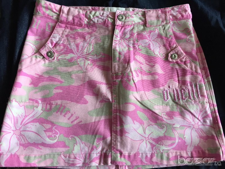 Дамска къса пола O'NEILL оригинал, размер XS, 100% памук, от плътен плат, без забележки, като нова!!, снимка 1