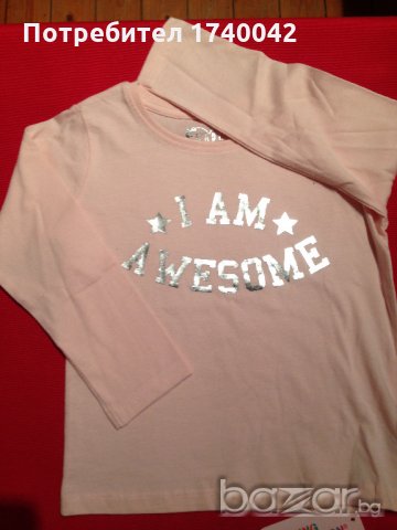 нова блуза с дълъг ръкав за 12-18мес. и 24-36мес., снимка 6 - Бебешки блузки - 20861416