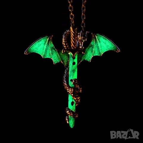 🐉 Едноглав Дракон медальон от Game of Thrones/ House of the Dragon - Таргериен герб, снимка 8 - Колекции - 20925831