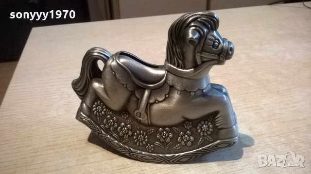 антика-кон/касичка-метален-14х12х6см-внос швеицария, снимка 4 - Колекции - 24323007