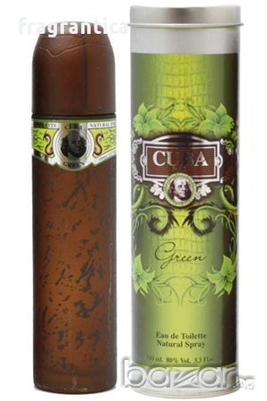 Cuba Green EDT тоалетна вода за мъже 100мл Оригинален продукт , снимка 1
