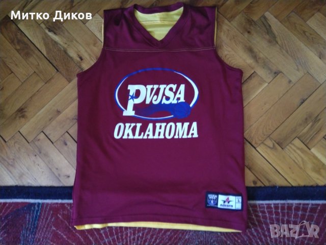 Баскетболна тениска Алесун две лица Оклахома №4 размер С