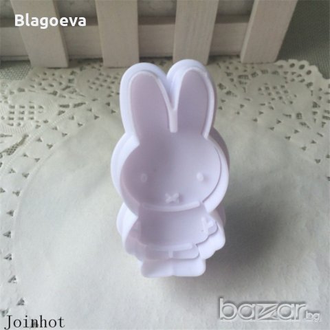 3D резци за Великден – 2 зайчета, снимка 3 - Форми - 20494781