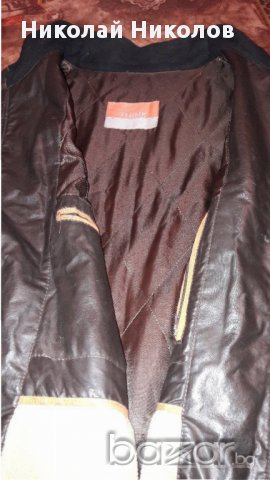 Яке черно с подплата, снимка 4 - Якета - 12016833