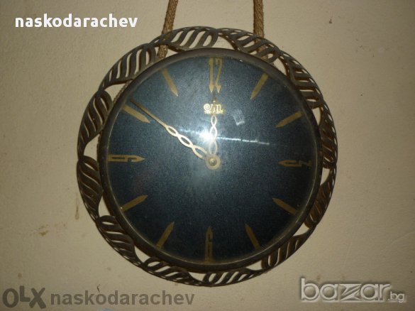 Немски стенен часовник СОНЕБЕРГ / SONNEBERG germany veb feinmechanik 11/2613, снимка 15 - Антикварни и старинни предмети - 11854242