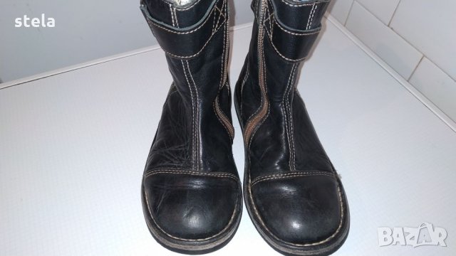 Kickers-боти естествена кожа, снимка 3 - Бебешки боти и ботуши - 24181401