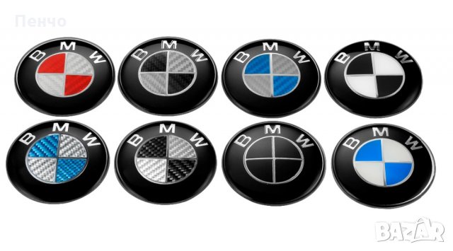 Емблема за волана на автомобил с логото на BMW 45мм E46 E30, лепяща оригинална син бял цвят, снимка 2 - Аксесоари и консумативи - 21530965