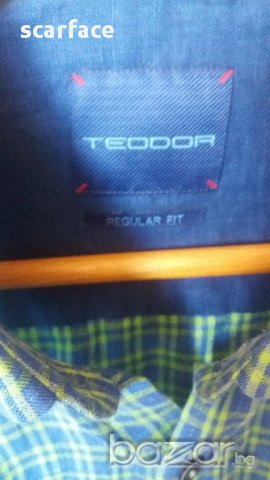 Мъжка риза TEODOR, снимка 2 - Ризи - 14164954