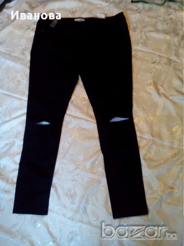 Черен панталон South, снимка 1 - Дънки - 15870138