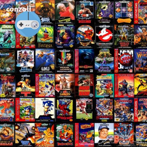 Sega Mega Drive 2 с 368 вградени 16bit игри и ГАРАНЦИЯ, снимка 3 - Други игри и конзоли - 21569971