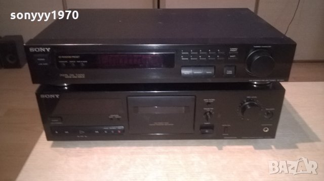 sony deck+sony tuner-made in japan-внос швеицария, снимка 4 - Ресийвъри, усилватели, смесителни пултове - 24973347