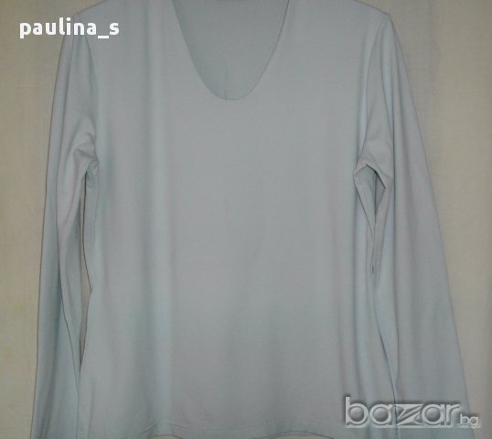 Брандова еластична блузка от ликра "Fransa" original brand / голям размер , снимка 1 - Блузи с дълъг ръкав и пуловери - 15446101