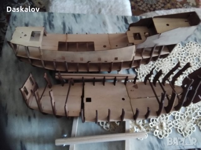 Продавам модели на  кораби и части за сглобяване от дърво, снимка 1