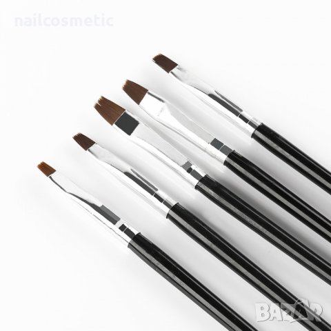 7 четки за маникюр с точкатор, снимка 3 - Продукти за маникюр - 24440629