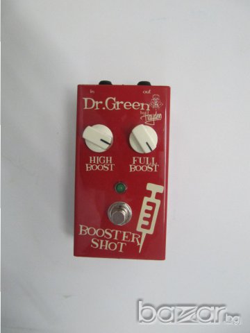 Китари(Ефект за китара, педал Dr. Green Booster Shot)  , снимка 2 - Китари - 15509128