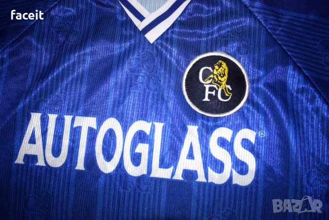 Chelsea - Ретро стил - Фланелка / Челси / Тениска / Мъжка / Футболна, снимка 6 - Спортни дрехи, екипи - 25868157