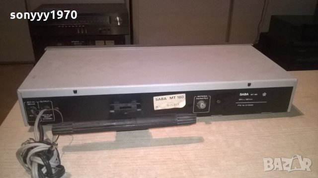 saba mt180 tuner 20v-внос швеицария, снимка 8 - Ресийвъри, усилватели, смесителни пултове - 24516857