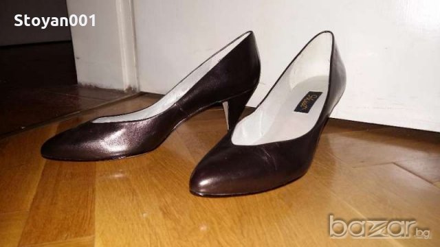  Нови Обувки- естествена кожа #39-40-41, снимка 1 - Дамски обувки на ток - 19268210
