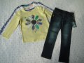 Нов сет - F&F/LuckyBrand Jeans - 4 г., снимка 1 - Детски комплекти - 21109100